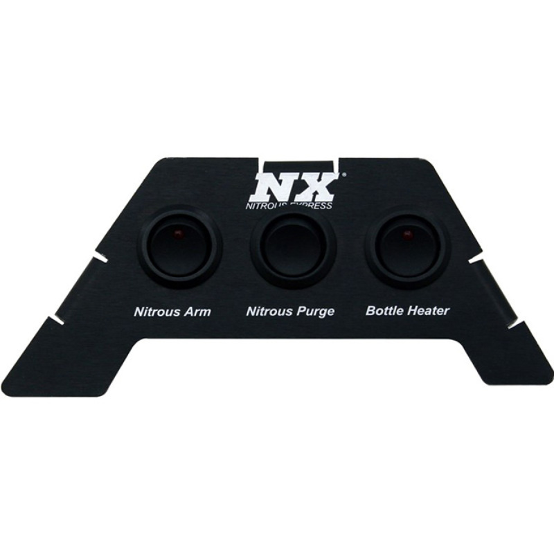 Polaris RZR Switch Panel - Nitrous Express - Aluminum, Anodized - Black - `15-`27